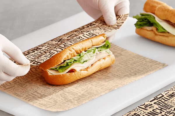 Kraft Sandwich Wrapping Paper